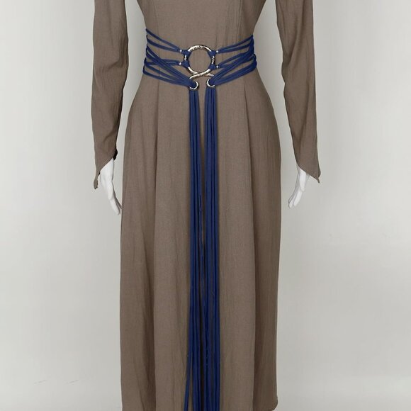 Viking Troll Cross Belt Women Medieval Extra Long Rope Belt for Norse Witch Sham - Picture 3 of 8